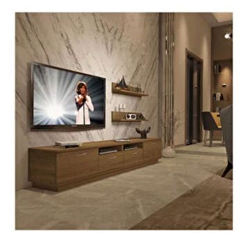 Decoraktiv Trendstyle Naturel Pera 220r Mdf Tv Ünitesi Tv Sehpası