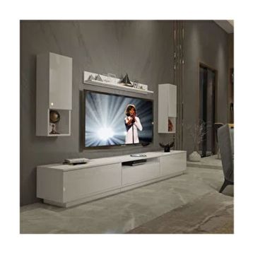 Decoraktiv Trendstyle Parlak Beyaz 270das Mdf Tv Ünitesi Tv Sehpası