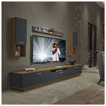 Decoraktiv Trendstyle Pera Antrasit 270da Mdf Tv Ünitesi Tv Sehpası