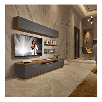 Decoraktiv Trendstyle Pera Antrasit 5 Mdf Tv Ünitesi Tv Sehpası