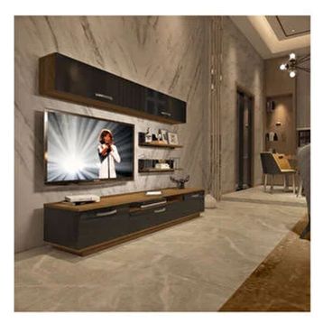 Decoraktiv Trendstyle Pera Siyah 5 Mdf Tv Ünitesi Tv Sehpası