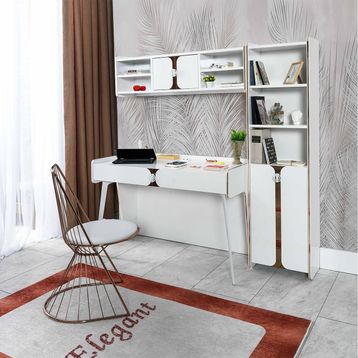 Decoratika Serra Beyaz Kitaplık