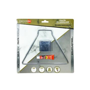 Decorev DC-4778 Krom Üçgen Havluluk