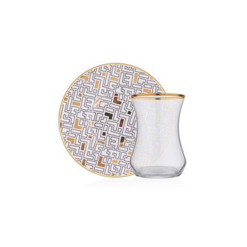 Decorium M01875 Monochrome 6’lı Çay Takımı