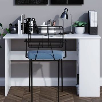 Decormet 030010078904040 Beyaz Akasya Çalışma Masası