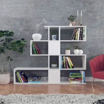 Decormet 030010079904040 Beyaz Karlin Kitaplık