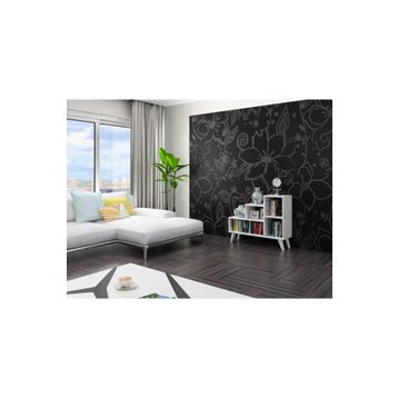 Decormet 030010080604040 Beyaz Nisa Kitaplık