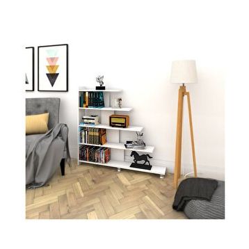 Decormet 030010081304040 Beyaz Reward Kitaplık