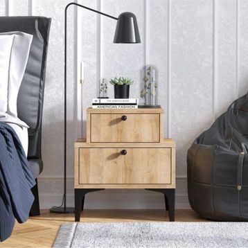 Decormet Albero Safir Meşe Komodin