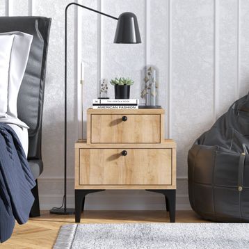Decormet Albero Safir Meşe Komodin