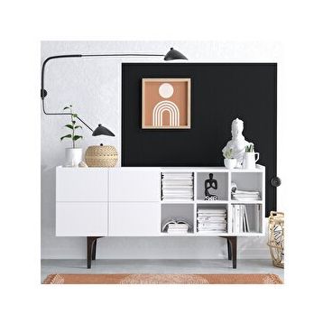 Decormet Alpha DEC0002 150x40x75 cm Beyaz Konsol