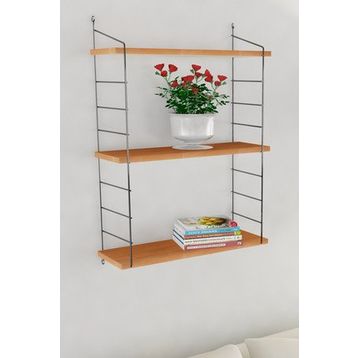 Decormet Armoni Ceviz 200X720 mm Duvar Rafı