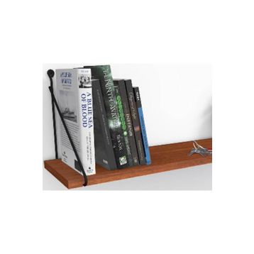 Decormet Armoni Ceviz 200X720 mm Duvar Rafı