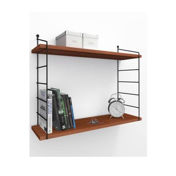 Decormet Armoni Ceviz 200X720 mm Duvar Rafı