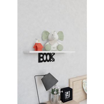 Decormet Book Beyaz Raf Seti