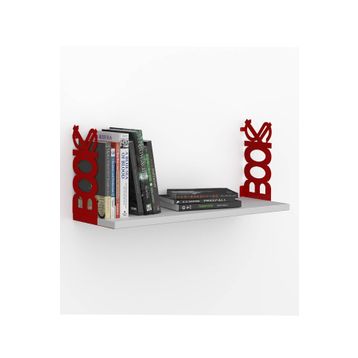 Decormet Book Beyaz Raf Seti