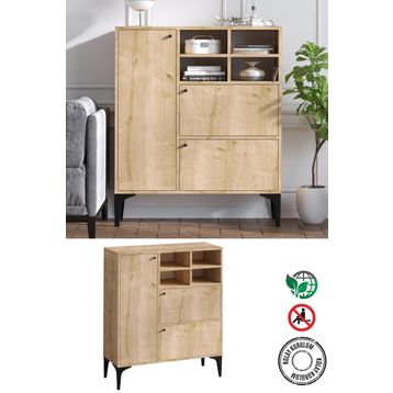 Decormet DEC-20055 Ewa Safir Meşe Konsol