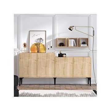 Decormet Dec-20059 Magne Safir Meşe Konsol