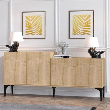 Decormet Dec-20067 Orso Safir Meşe Konsol