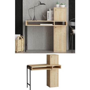 Decormet DEC0138 Dora 100x106 cm Meşe Çalışma Masası