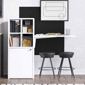 Decormet Mix White Katlanır Masa