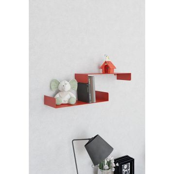 Decormet Parantez Kırmızı Raf Seti