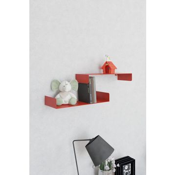Decormet Parantez Kırmızı Raf Seti