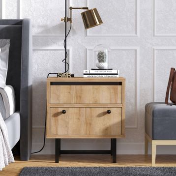 Decormet Pedro Safir Meşe Komodin