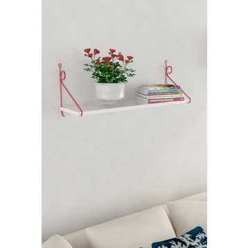 Decormet Seramoni 1 Raflı Beyaz Raf Seti