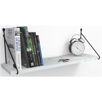 Decormet Seramoni 1 Raflı Beyaz Raf Seti