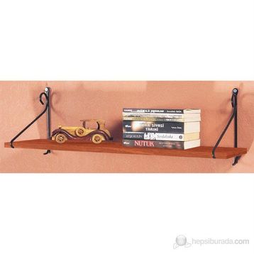 Decormet Seramoni 1 Raflı Ceviz Raf Seti