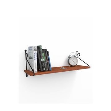 Decormet Seramoni 1 Raflı Ceviz Raf Seti