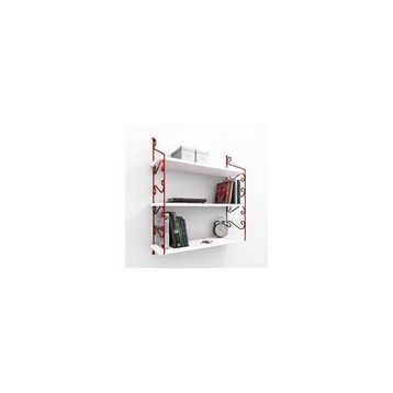 Decormet Seramoni 3 Raflı Beyaz Raf Seti