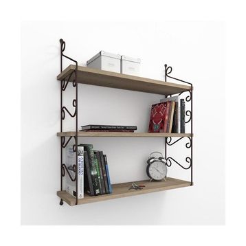 Decormet Seramoni 3 Raflı Sakramento Adena Raf Seti
