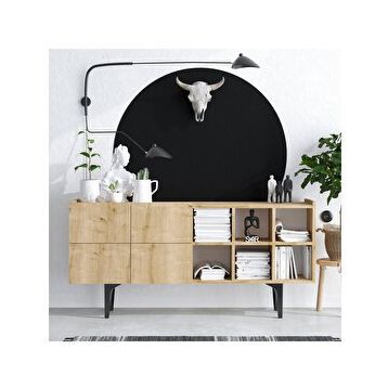 Decormet Sirius DEC0001 150x40x75 cm Meşe Konsol