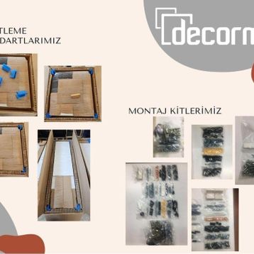 Decormet Susen Siyah 2 Duvar Rafı