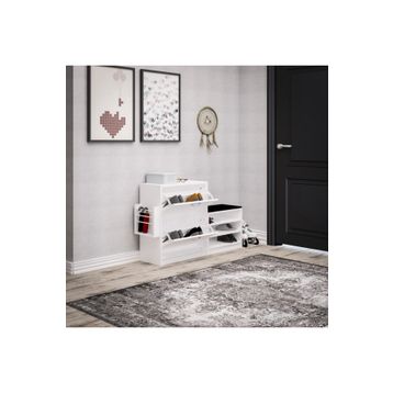 Decormet Trend Beyaz Ayakkabı Dolabı
