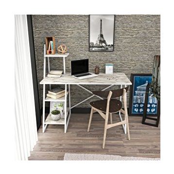 Decorotika Admira Efes Beyaz Çalışma Masası
