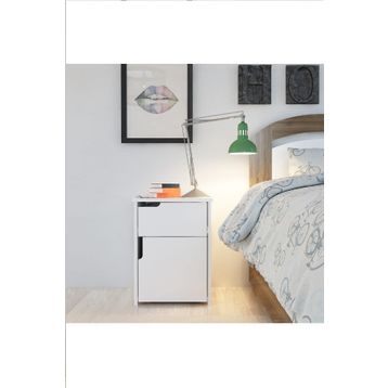 Decorotika Asra Beyaz Komodin