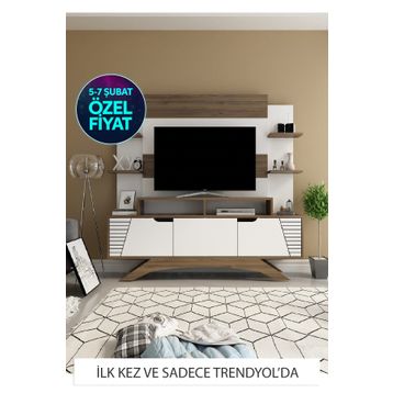 Decorotika Deparo Beyaz Tv ünitesi