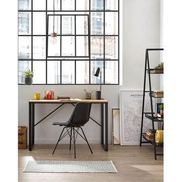 Decorotika Landi Ud Siyah Çalışma Masası
