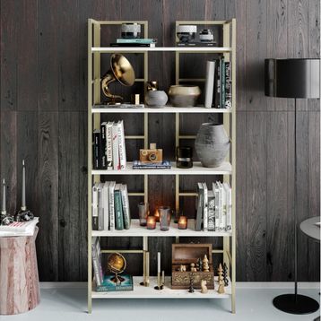 Decorotika Tinleys Gold Kitaplık