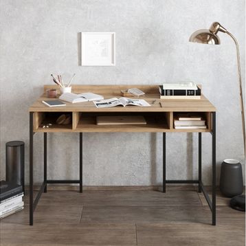 Decorotika Tümata Siyah Çalışma Masası