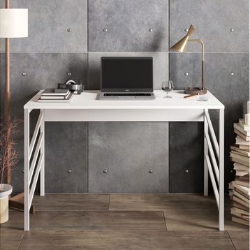 Decorotika Tuna Beyaz Çalışma Masası