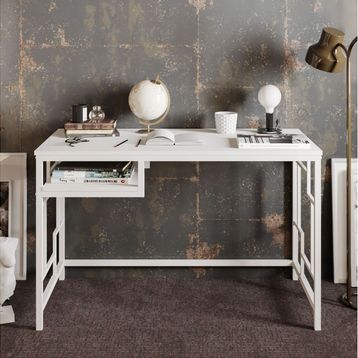 Decorotika Victory Beyaz Çalışma Masası
