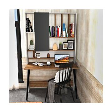 Decorotika Wood Beyaz Ceviz Çalışma Masası