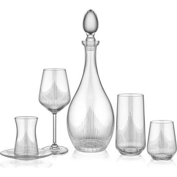 Decostyle Hisar 49 Parça 12 Kişilik Paşabahçe Cam Bardak Seti
