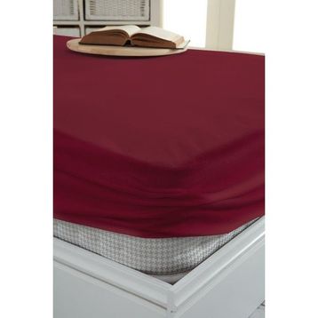 Decovilla 100x200 cm Ruby Kırmızı Renkli Micro Fitted Sıvı Geçirmez Alez