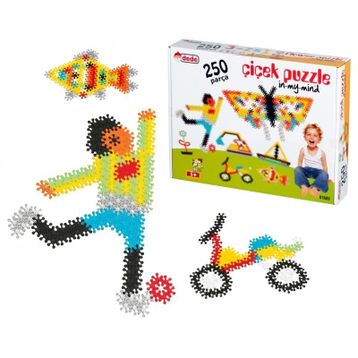 Dede 01609 Çiçek 250 Parça Puzzle