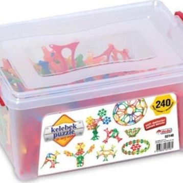 Dede 03146 240 Parça Küçük Box Kelebek Puzzle
